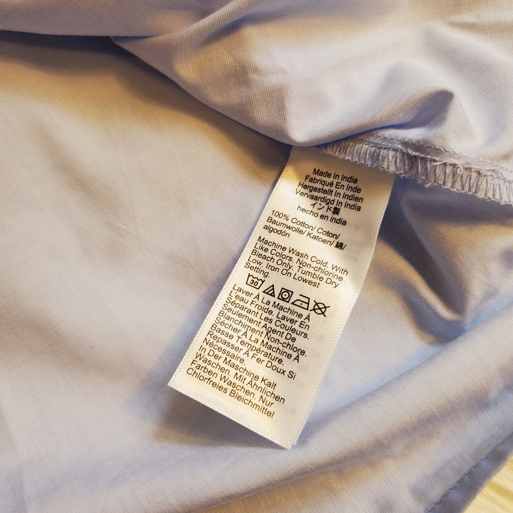 NWOT J.Crew Smock-neck puff-sleeve top in cotton poplin, M - Picture 6 of 10